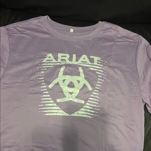 Ariat Lavender Logo Tee